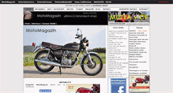 Desktop Screenshot of motomagazin.cz