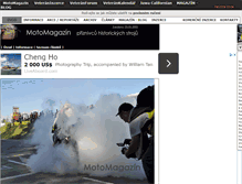 Tablet Screenshot of motomagazin.cz